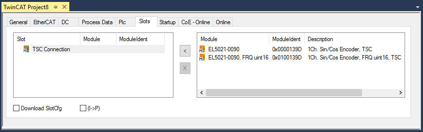 TwinSAFE SC Prozessdaten EL5021-0090 1: