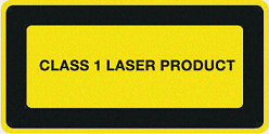 Safety instructions and behavioral rules for Class 1 laser 1: