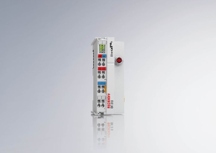 EK1310 - 1-port EtherCAT P extension with feed-in 1: