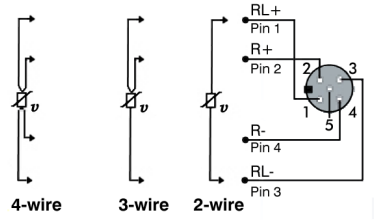 2 and 4-wire resistance measurement 1: