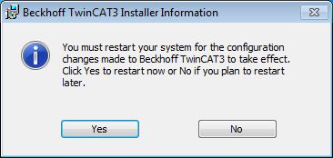 Installation: TwinCAT runtime (XAR) 12: