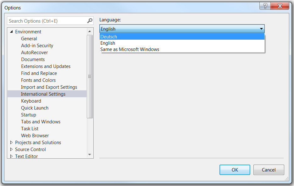 Integration in Visual Studio® 2: