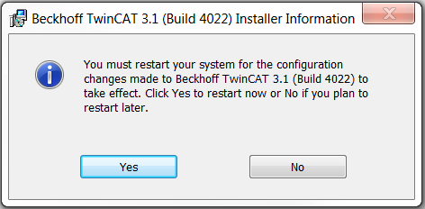 Installing TwinCAT 3 Engineering and Runtime 10: