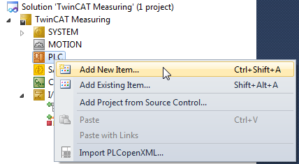 Creating the project examples 1: