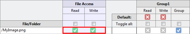 Configuring file access 2: