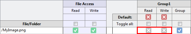 Configuring file access 4: