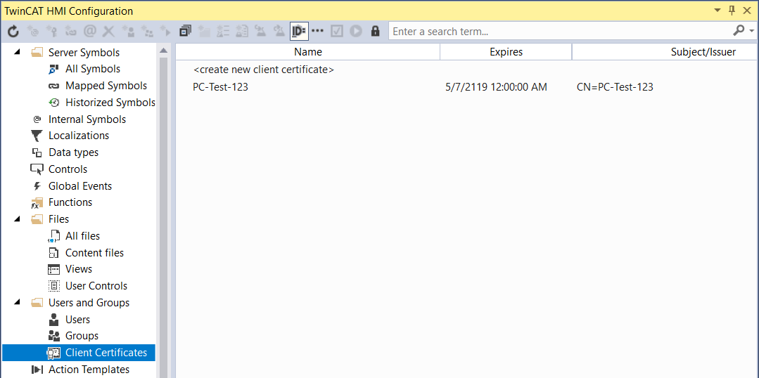 Client certificates 1: