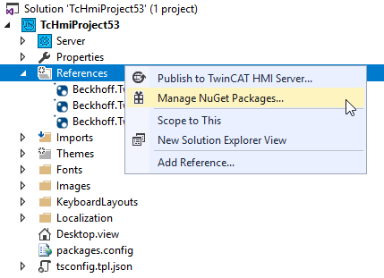 Installing a NuGet package 1: