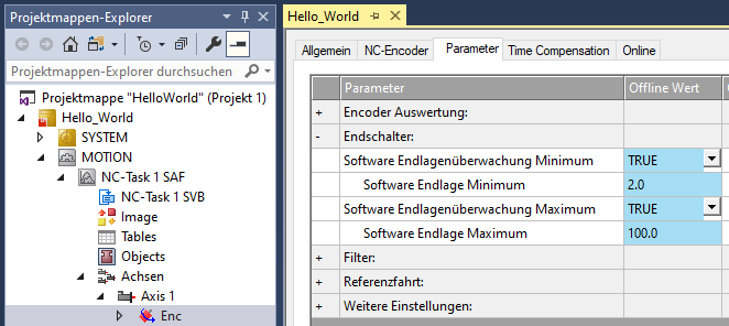 Elektrozylinder mit integrierter Verdrehsicherung [+] 1: