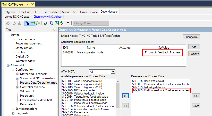 Konfiguration des zweiten Encoders 5: