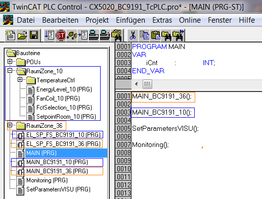 BC9191 im Master-/Slave-Modus 2: