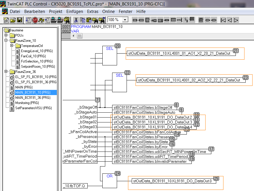 BC9191 im Master-/Slave-Modus 4: