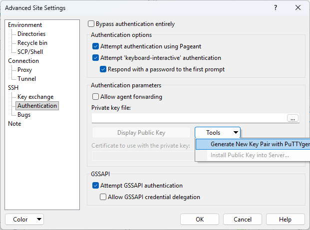 Dateien mit WinSCP-Client verwalten 3:
