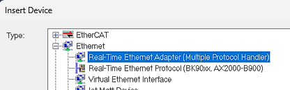 Einrichtung in TwinCAT 4: