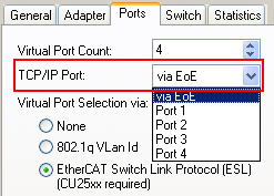 Einrichtung: Gerät Ethernet und TCP/IP Hinweise 1: