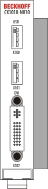 Anschlüsse CX1010-N010 1: