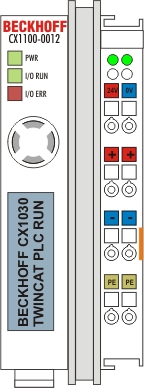 Anschlüsse CX1100-00x2 2: