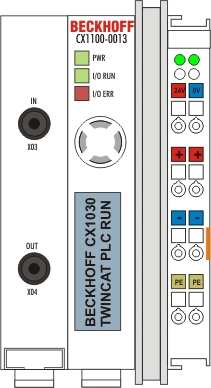 Anschlüsse CX1100-00x3 2: