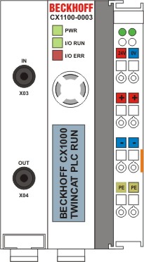 Anschlüsse CX1100-00x3 1: