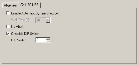 Einstellungen im System Manager 4: