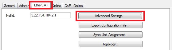 EtherCAT-Kabelredundanz konfigurieren. 3: