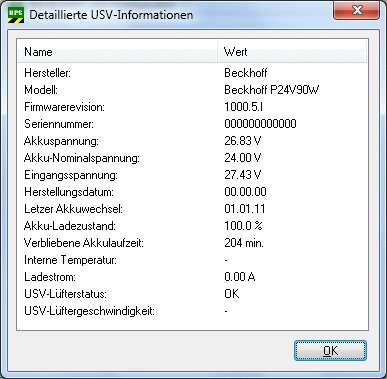 USV-Info-Dialog 1: