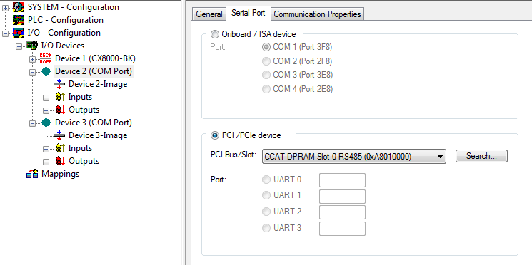 RS232/485 2: