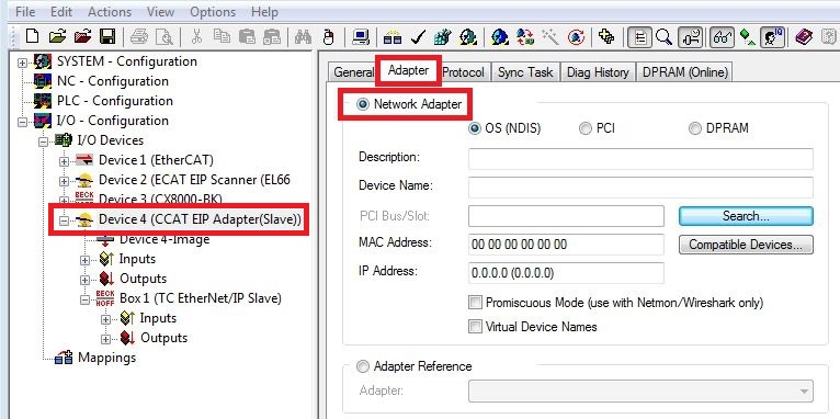 EtherNet/IP-Geräte verknüpfen 1: