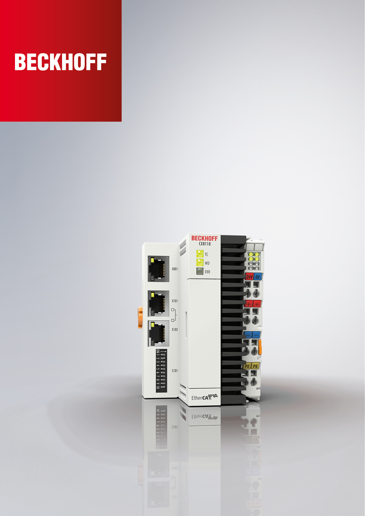 CX8110 Embedded-PC mit EtherCAT-Slave-Schnittstelle