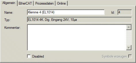 Konfiguration mit dem TwinCAT System Manager - Digitale Eingangs - und Ausgangsklemmen 2: