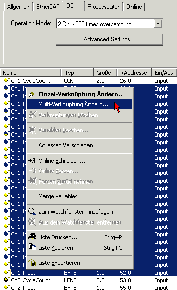 Hinweise zum Betrieb EL1262-0000, EL1262-0050, EL1264 10: