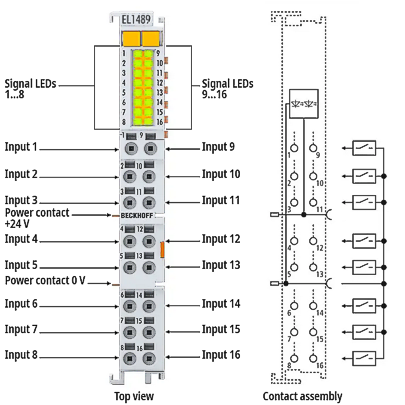 LED und Anschlussbelegung 1: