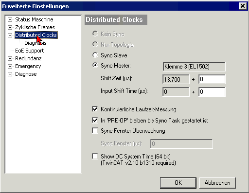 Distributed Clocks (DC) 5: