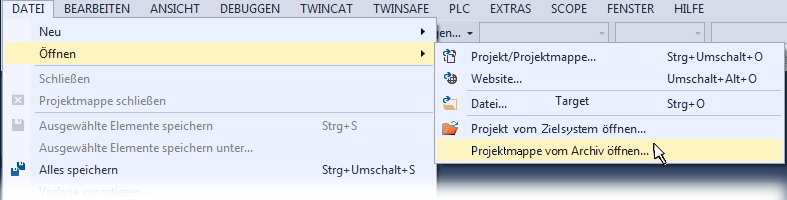 Beispielprogramm TwinCAT 3 2: