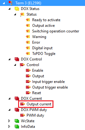 Current control PWM 7: