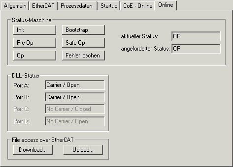 EtherCAT-Teilnehmerkonfiguration 10: