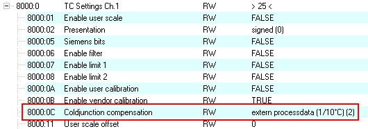 Betrieb mit externer Vergleichstelle 3: