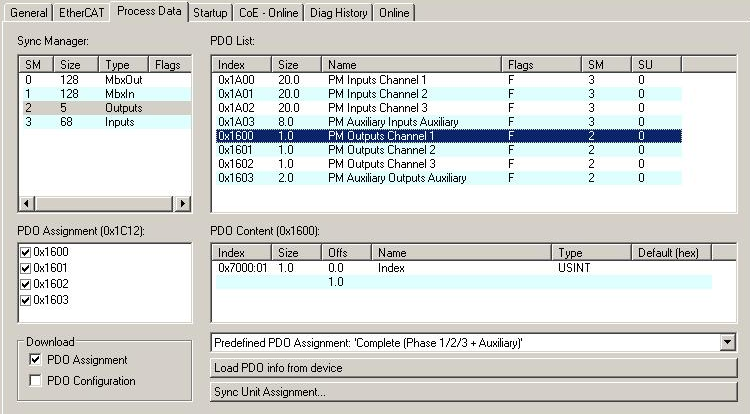 Sync Manager (SM) 1: