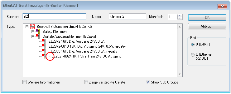 Hinweise ESI-Gerätebeschreibung 6: