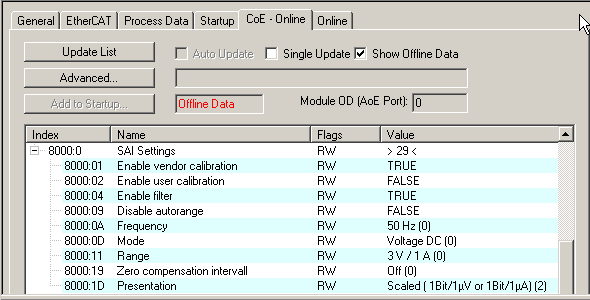 Objektbeschreibung und Parametrierung 3: