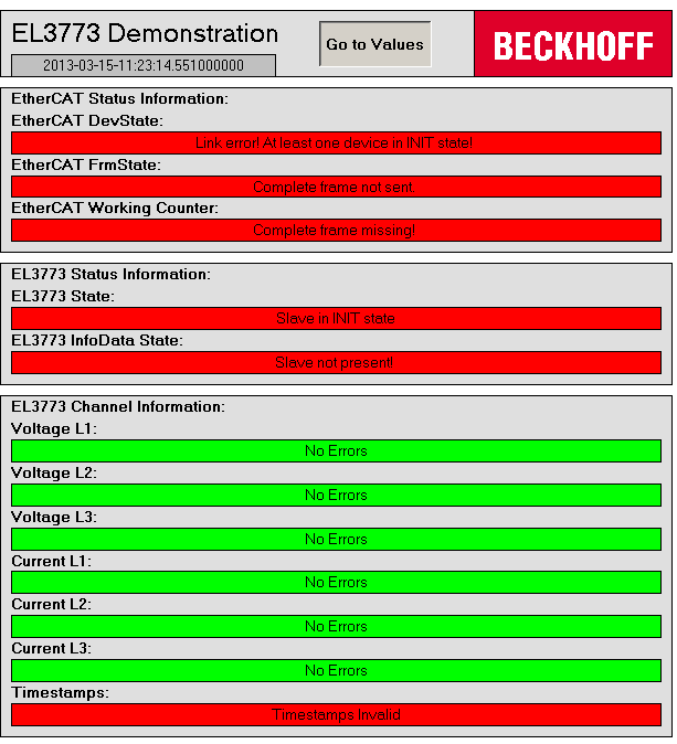 Beschreibung der Funktion des Beispielprogrammes 3: