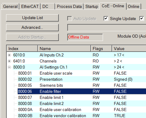 Allgemeine Inbetriebnahmehinweise des EtherCAT Slaves 3: