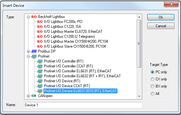 PROFINET-Device-Einbindung unter TwinCAT 2.11 2: