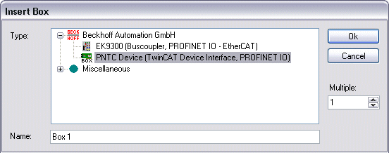 PROFINET-Device-Einbindung unter TwinCAT 2.11 7: