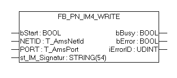 FUNCTION_BLOCK FB_PN_IM4_WRITE 1: