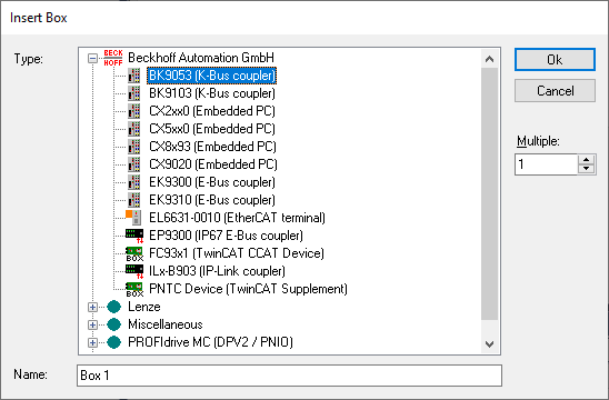 Anfügen über die Dialogauswahl 2: