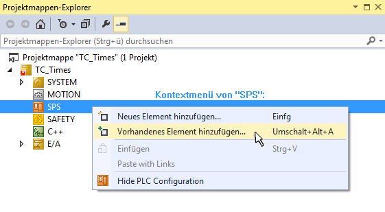 Beispielprogramm TwinCAT 3 2: