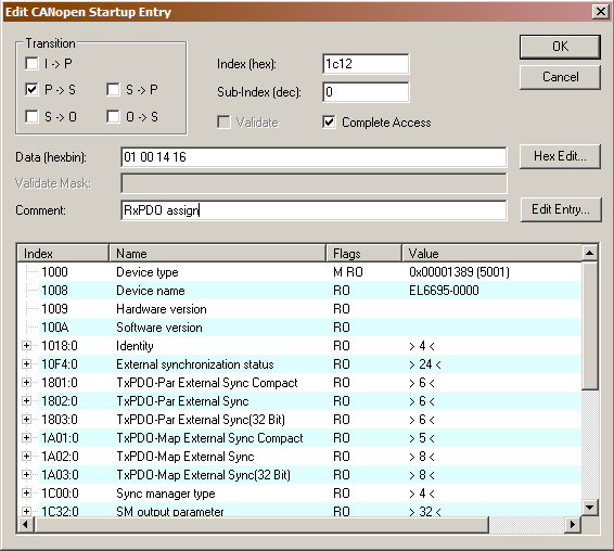 Selektives PDO-Mapping 7: