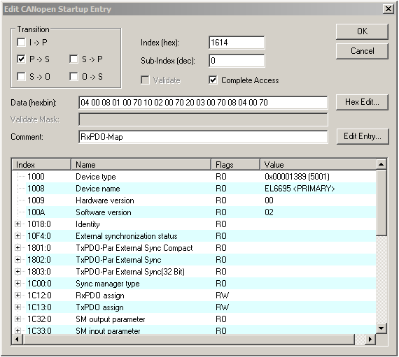 Selektives PDO-Mapping 5: