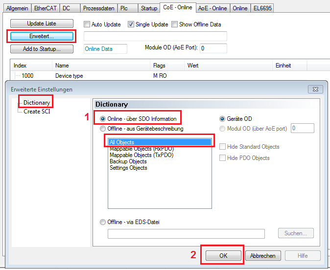 Symmetrisches PDO-Mapping 13: